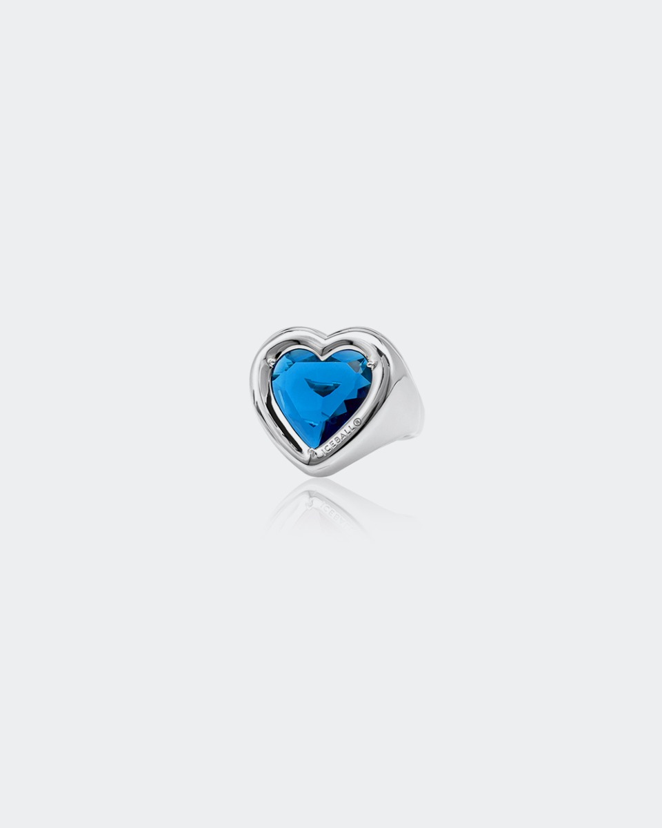 BIG Heart Ring_Blue