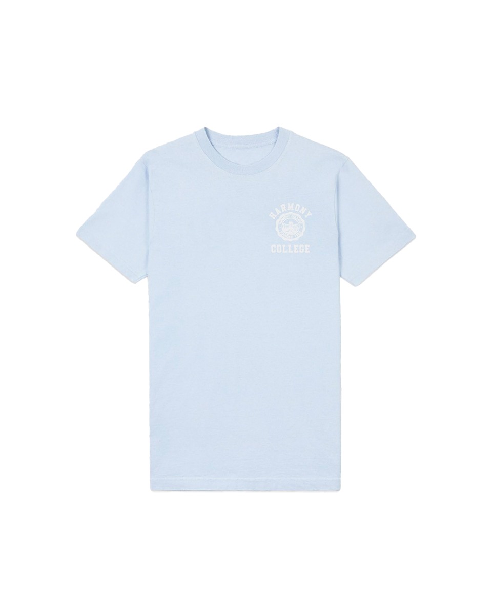 T-Shirt College Emblem_Baby Blue
